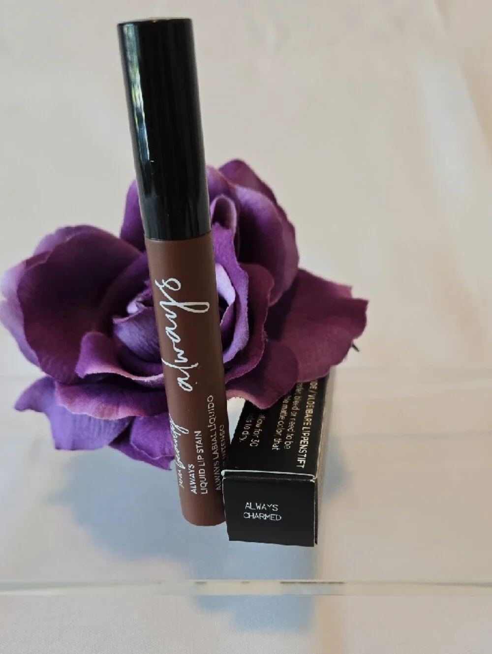 JAFRA Always Charmed Liquid Lip Stain - Discontinued Deep Mauve Shade - NWT